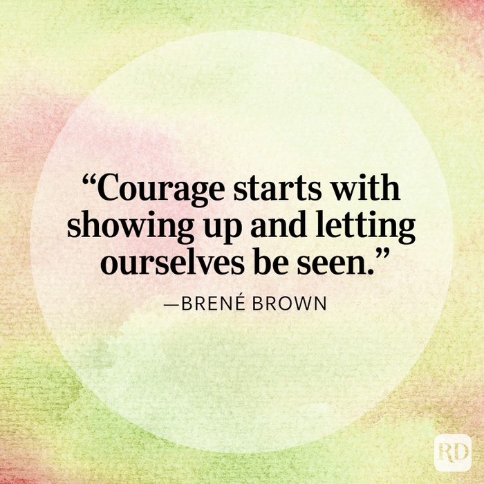 Brene Brown Courage Quote