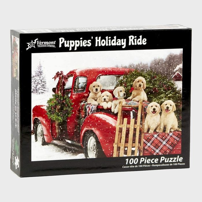 Christmas Puppies Puzzle