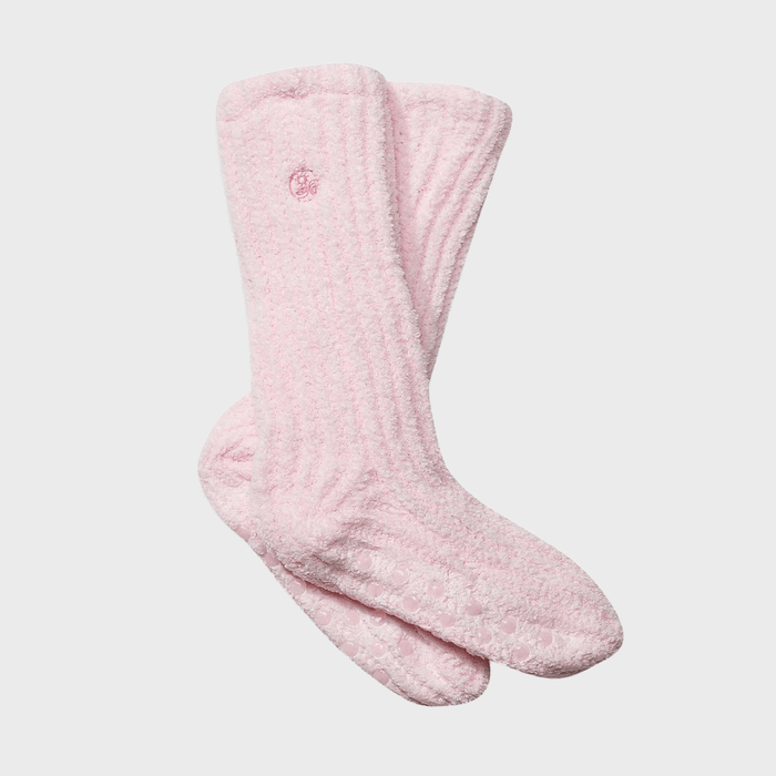 Dream Silk Cozy Socks In Pink Ecomm Via Bedbathandbeyond.com