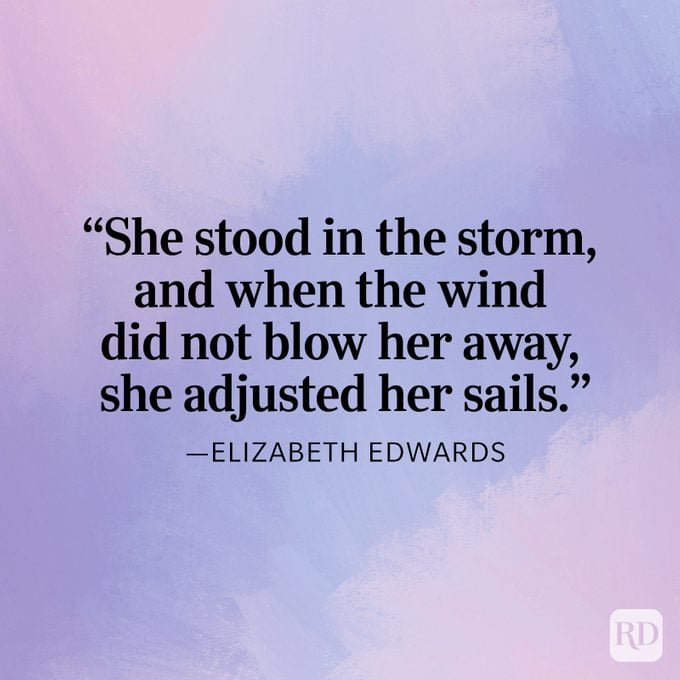 Elizabeth Edwards Stood In The Storm Quote