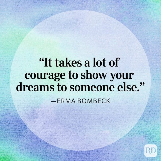 Erma Bombeck Courage Quote