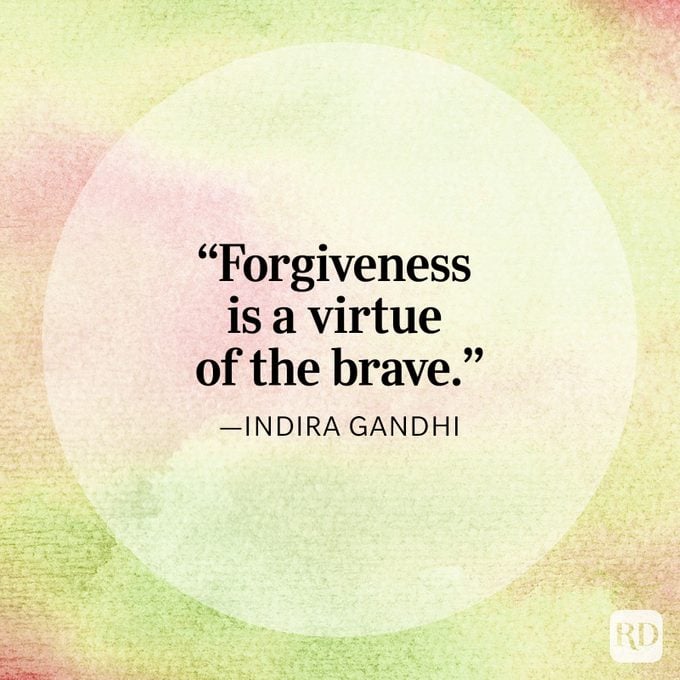 Indira Gandhi Forgiveness Quote
