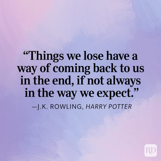 Jk Rowling Things We Lose Quote