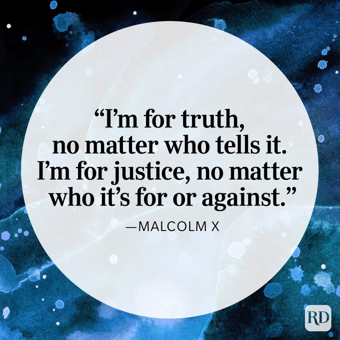 Malcolm X Truth Justice Quote