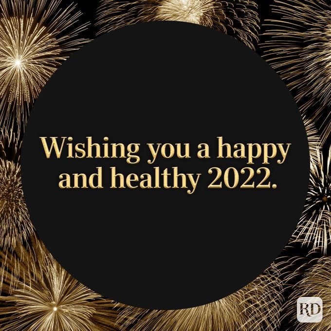 Deseos de feliz y saludable año nuevo