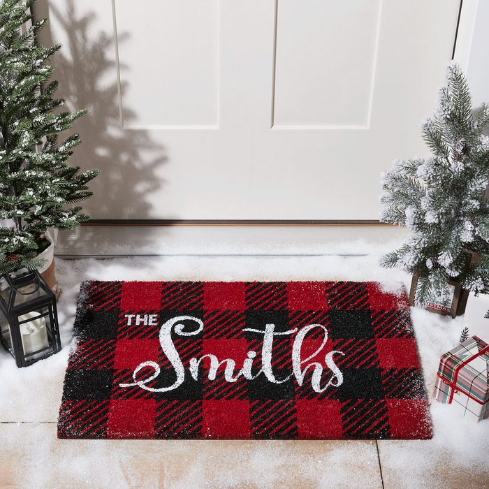Personalized Christmas Door Mat