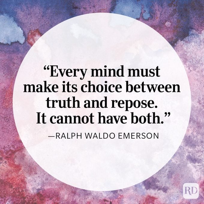 Ralph Waldo Emerson Truth And Repose Quote