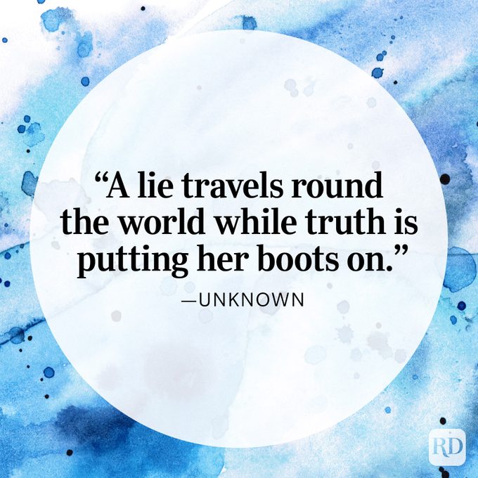 Unknown Attribution Lie Travels Quote