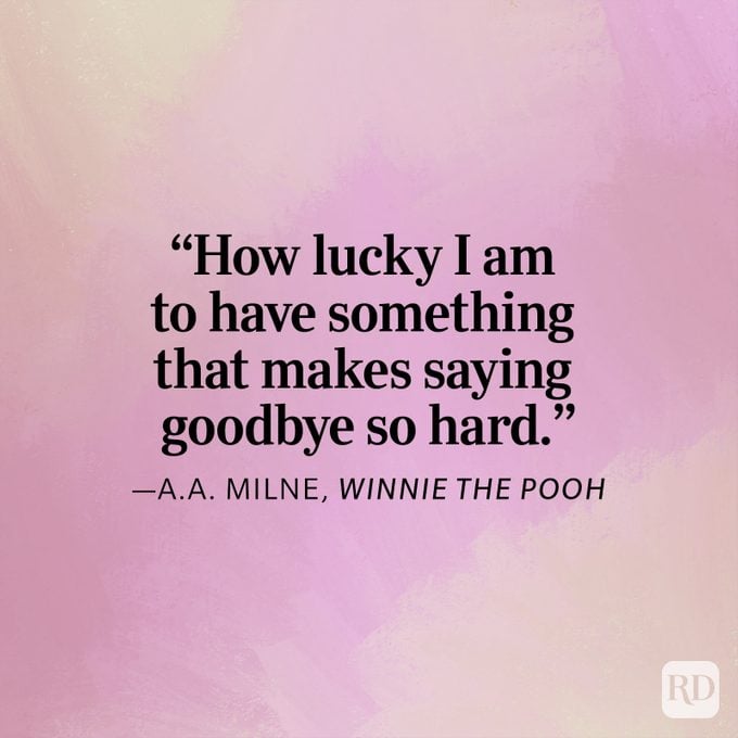 Winnie The Poooh Goodbye Quote
