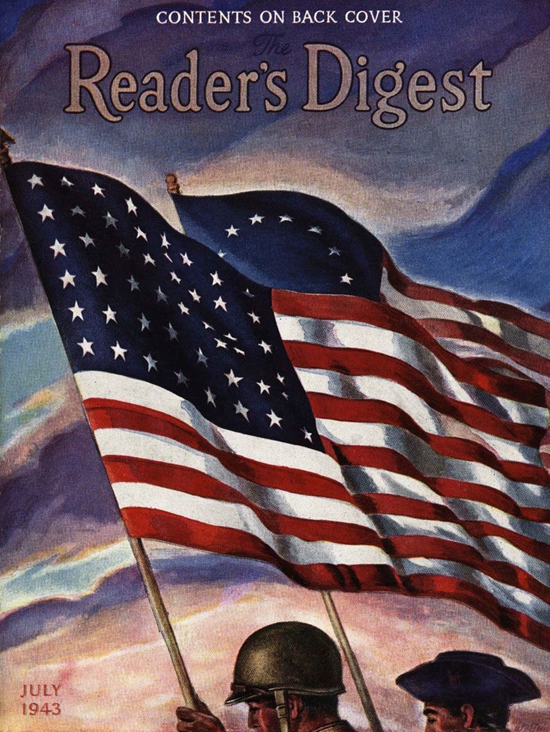 1943 July Readers Digest Cover