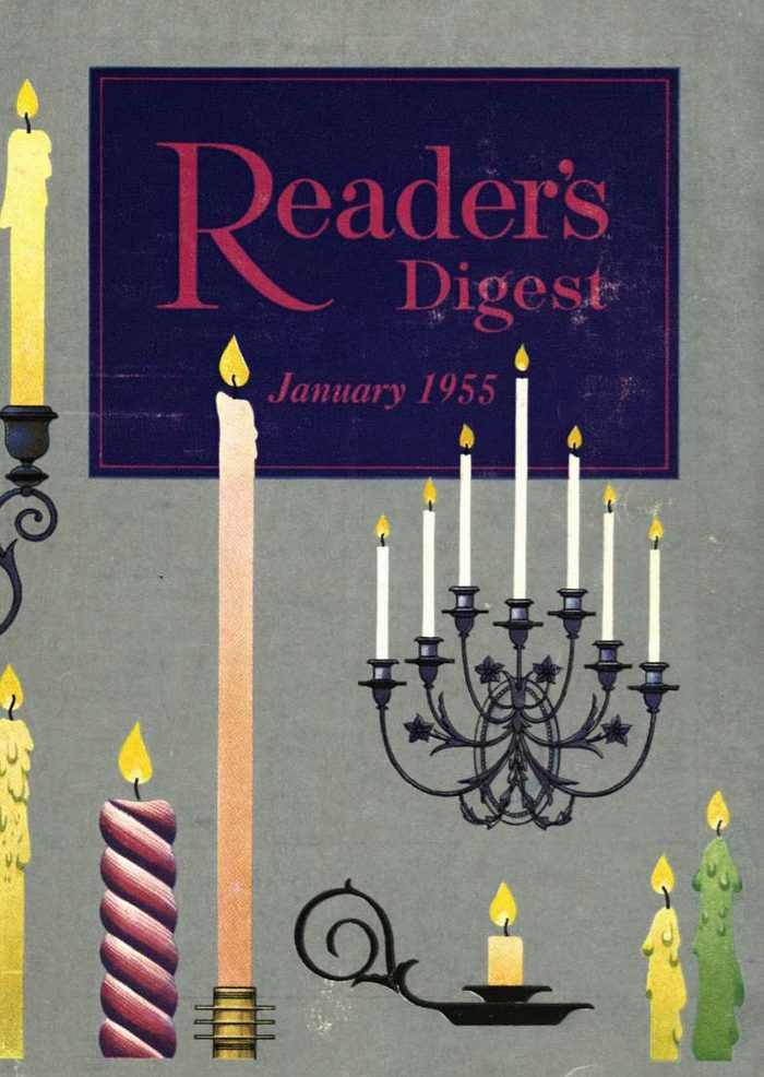 1955 January Readers Digest Cover