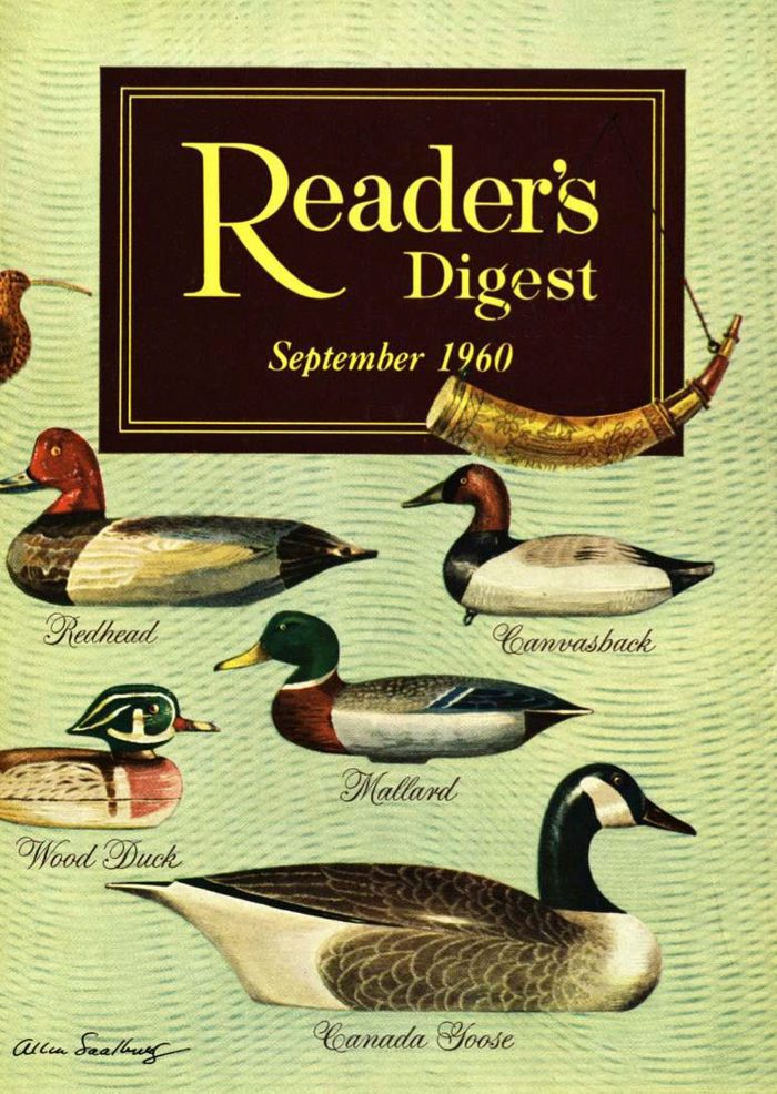 1960 September Readers Digest Cover