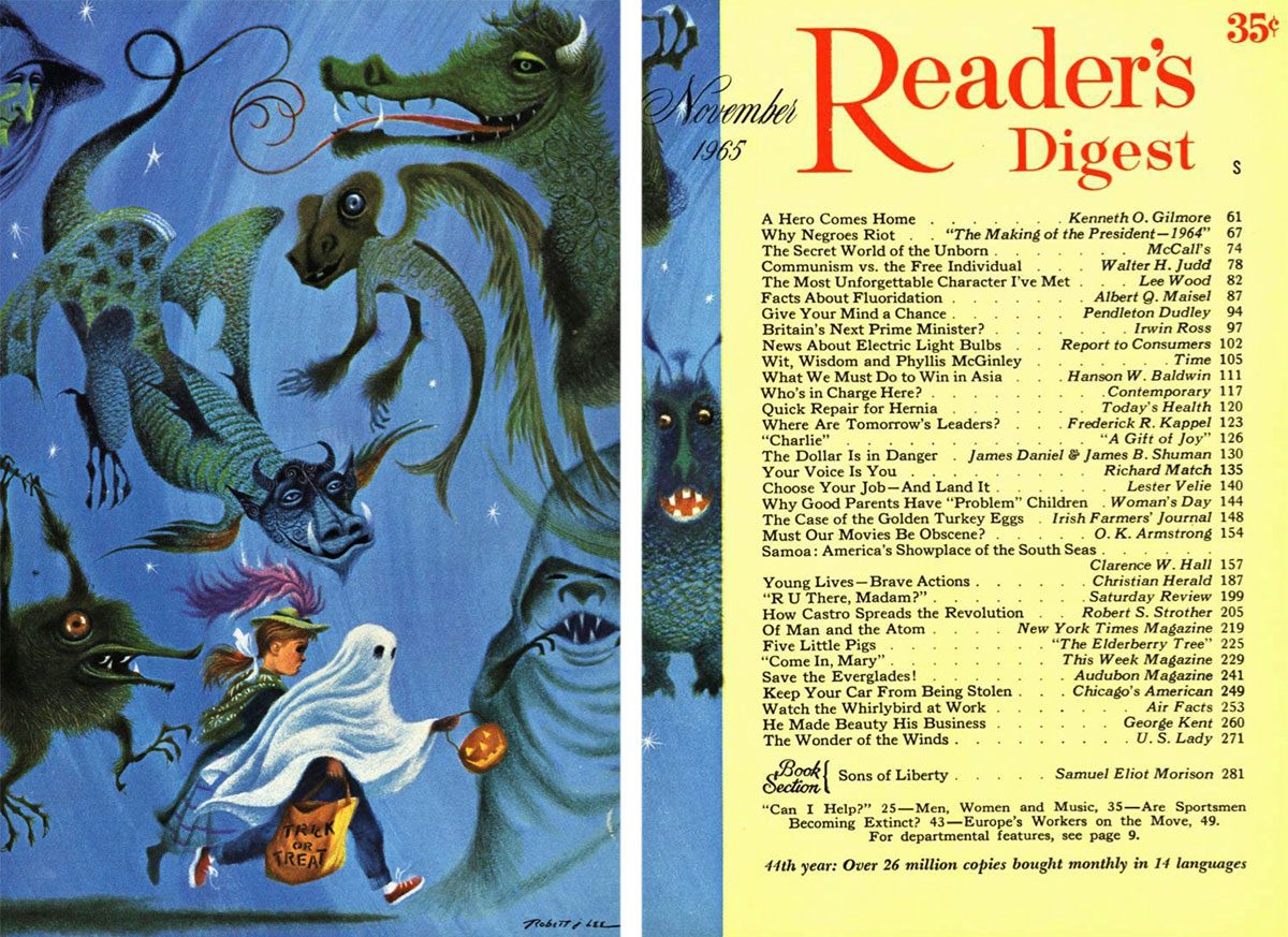 1965 November Readers Digest Cover