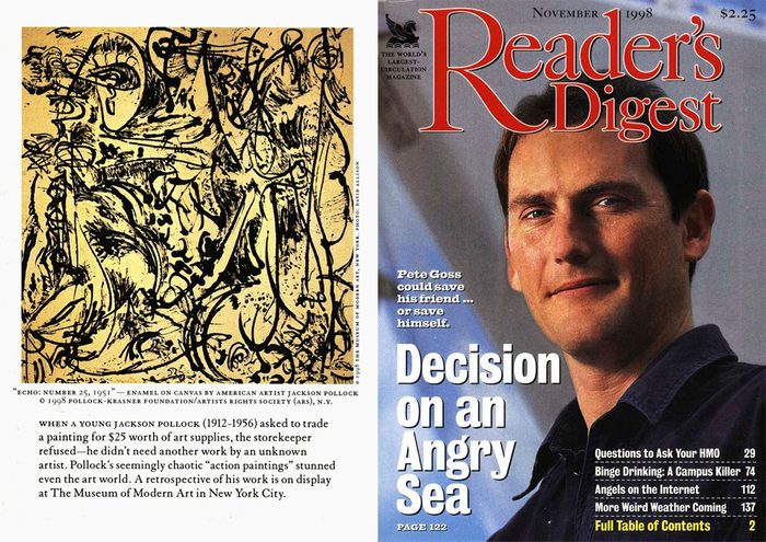 1998 November Readers Digest Cover
