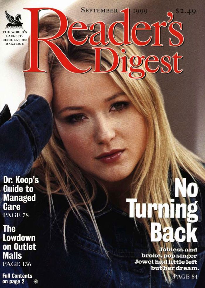 1999 September Readers Digest Cover