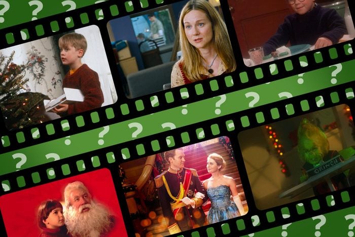 Film Strip Photos Showing Christmas Movies