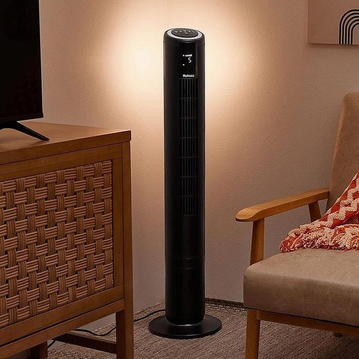 Digital Tower Fan With Accent Light
