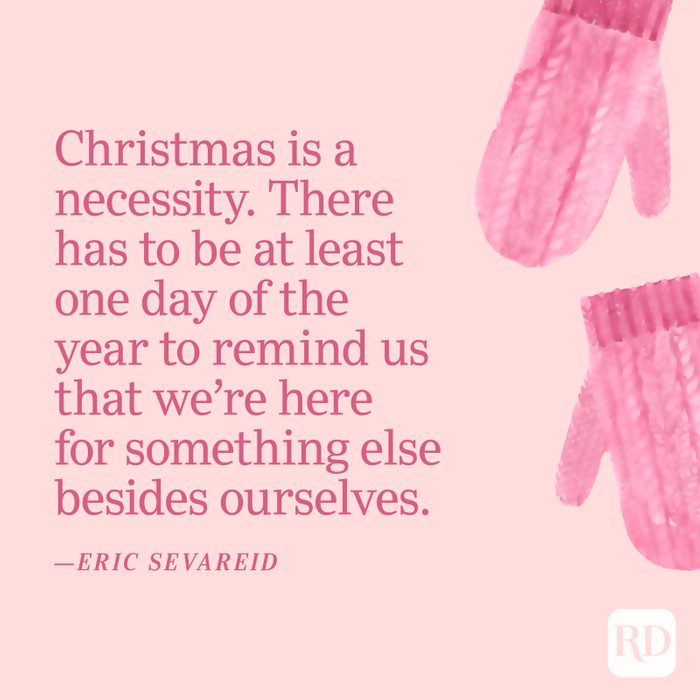 Eric Sevareid Christmas Warmth Quote