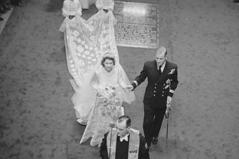 Royal Wedding Couple Elizabeth and Phillip