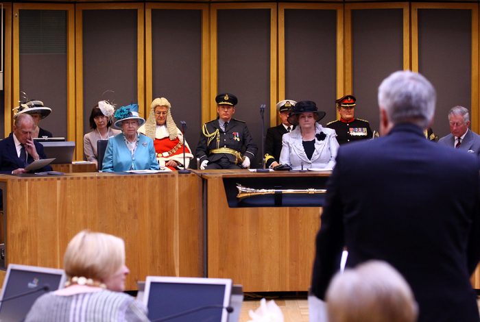 Queen Elizabeth II Opens 4th Session Of The National Assembly For Wales