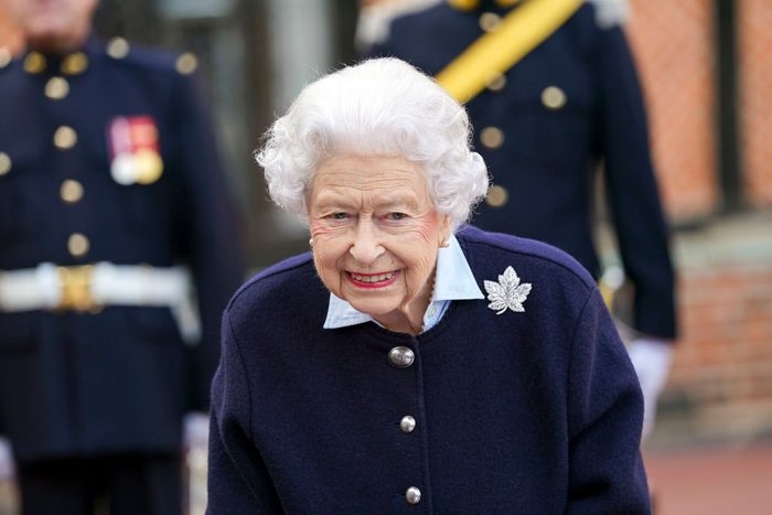 Queen Elizabeth II Meets The Royal Regiment Of Canadian Artillery