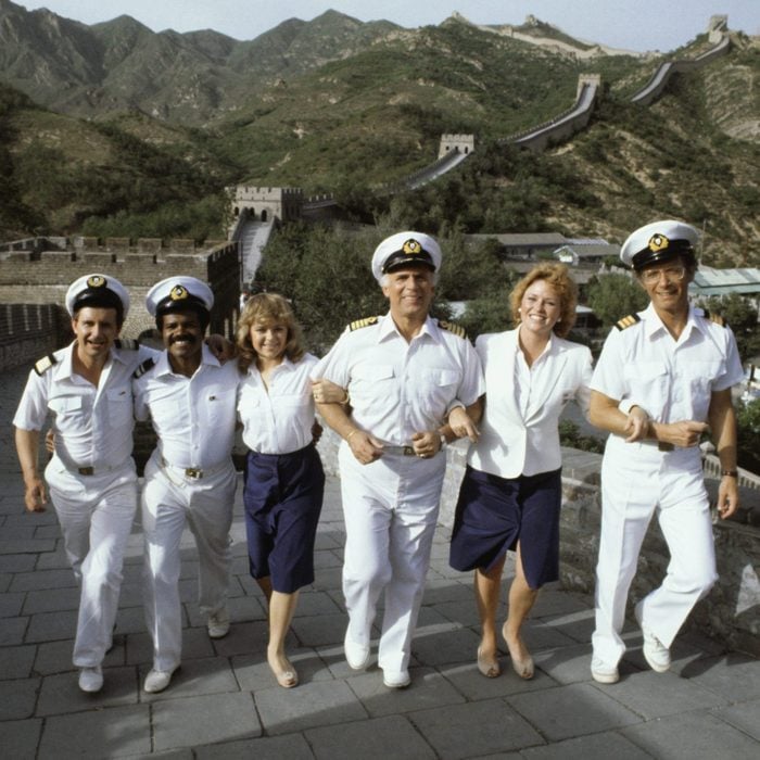 The Love Boat Cast Walking On Great Wall