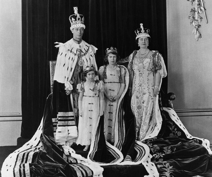 Royal Family in Coronation Robes