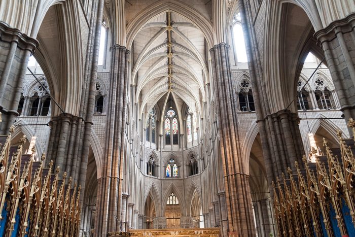 Interior of Westminster Abbey, London