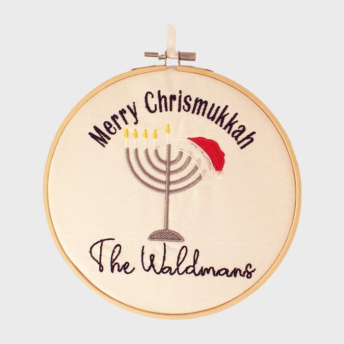 Happy Chrismukkah Embroidery Kit