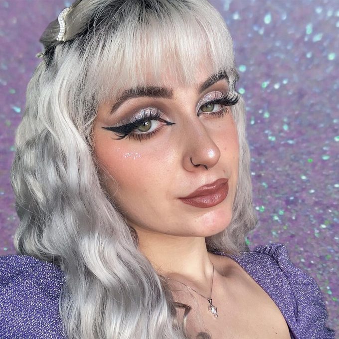 Icy Shine New Year Makeup