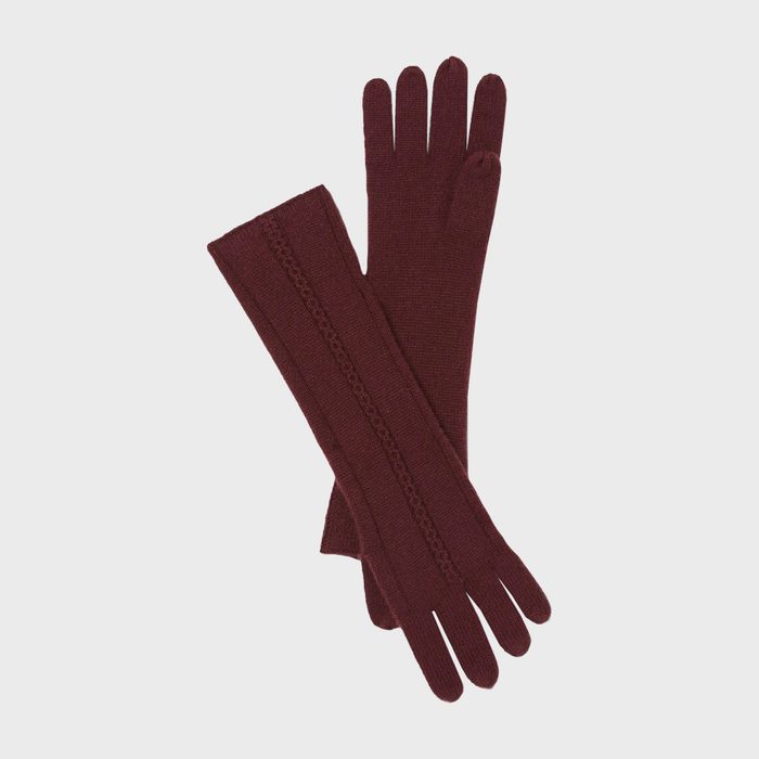 M.m. Lafleur Cashmere Circle Cable Gloves Ecomm