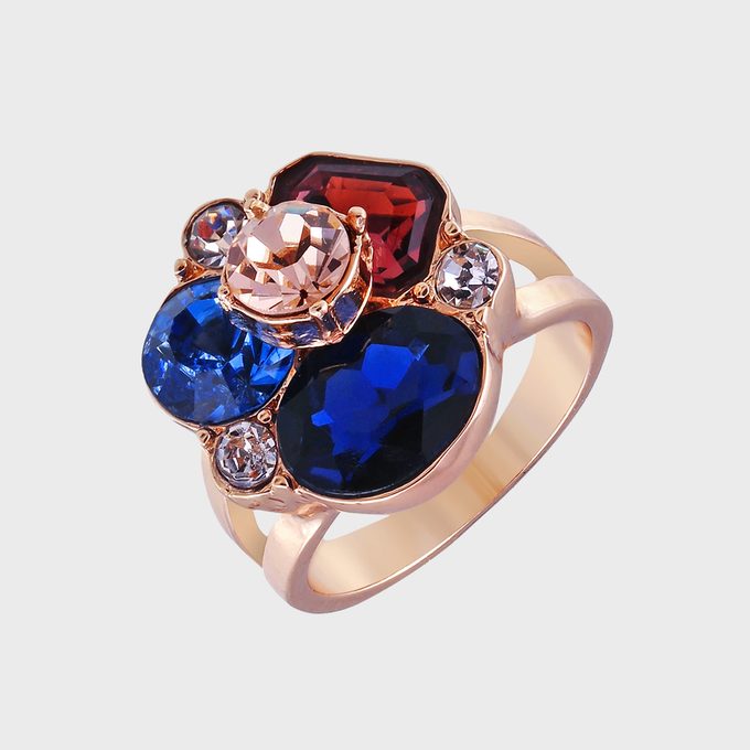 Mixed Gems Cocktail Ring