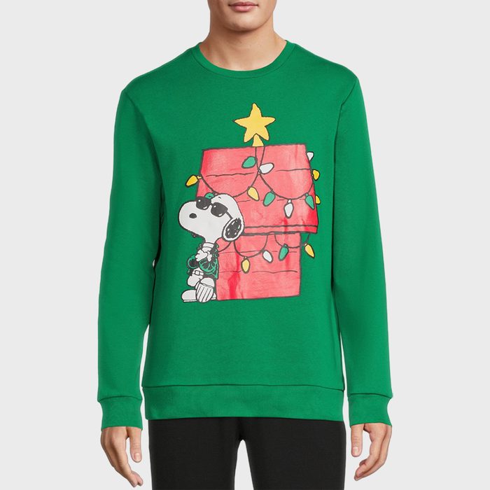 Peanuts Snoopy Men's Christmas Fleece
