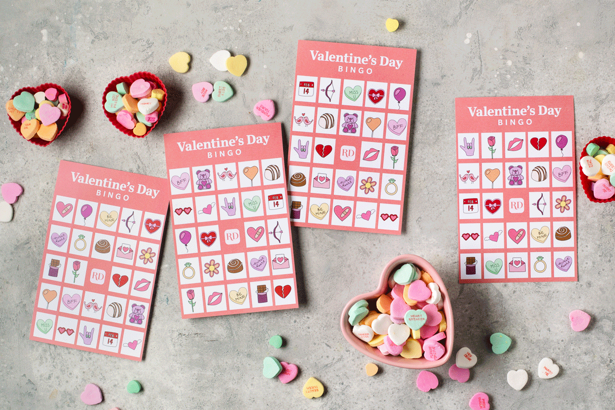 Reader's Digest   Free and Printable Valentine's Day Bingo Cards