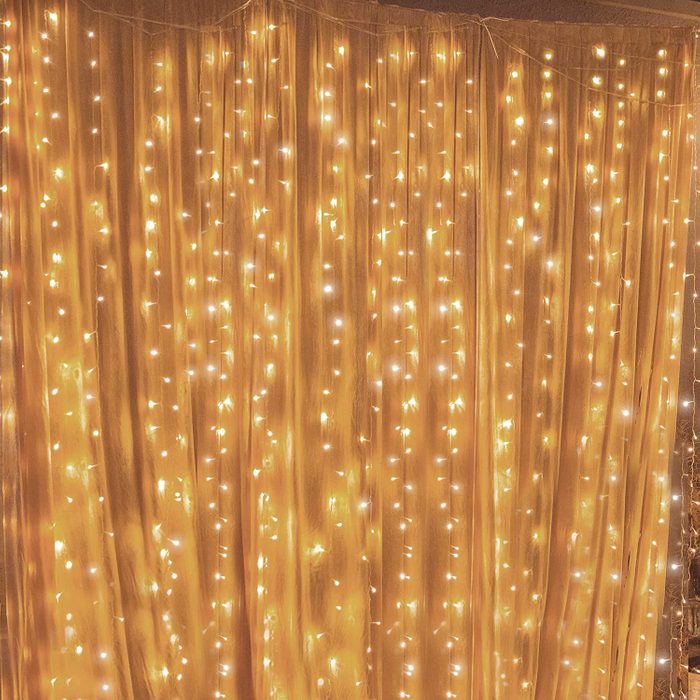 Twinkle Star Window Curtain String Lights Ecomm Amazon
