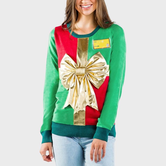 Wrapped Present Sweater