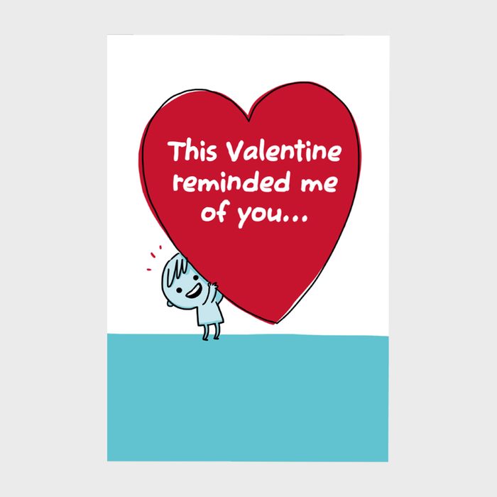 Big Heart Valentine's Day Card