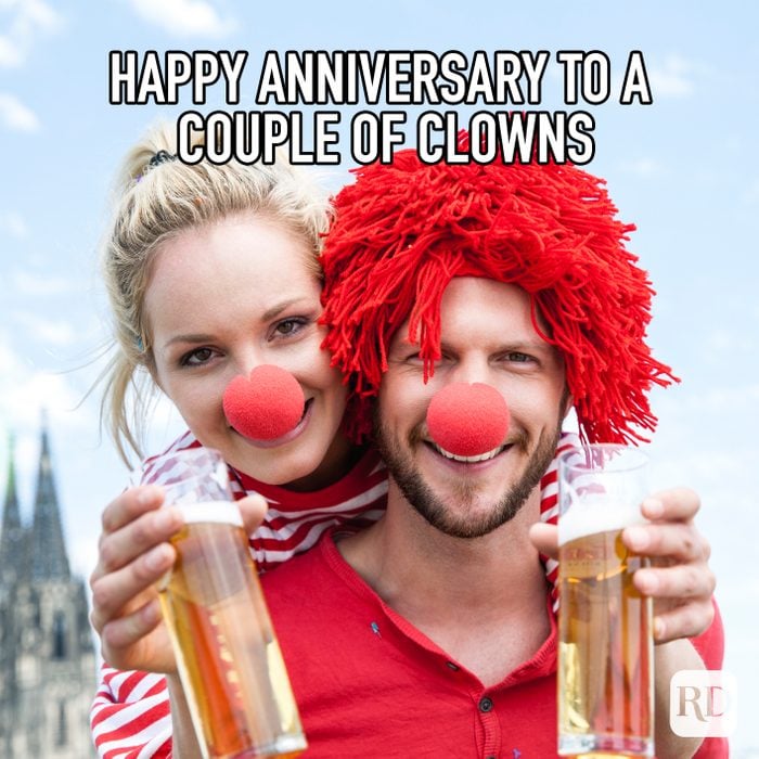 Happy Anniversary To A Couple Of Clowns Meme
