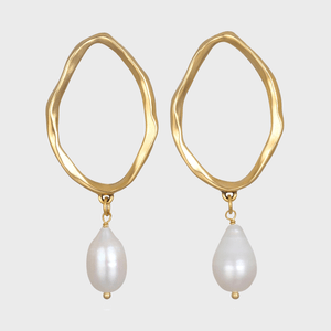 Lunar Phase Pearl Earrings Ecomm Via Sequin Nyc.com
