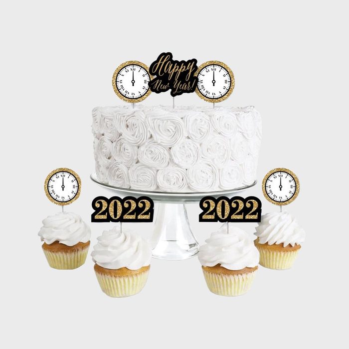 New Year's Eve Dessert Cupcake Toppers 