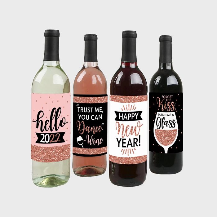 New Year's Eve Wine Bottle Labels Ecomm Target