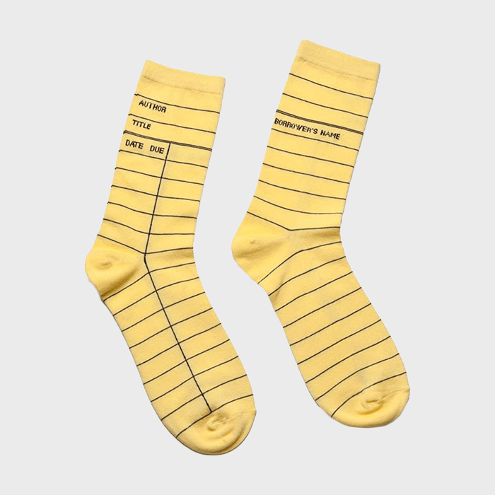 Out Print Unisex Library Yellow