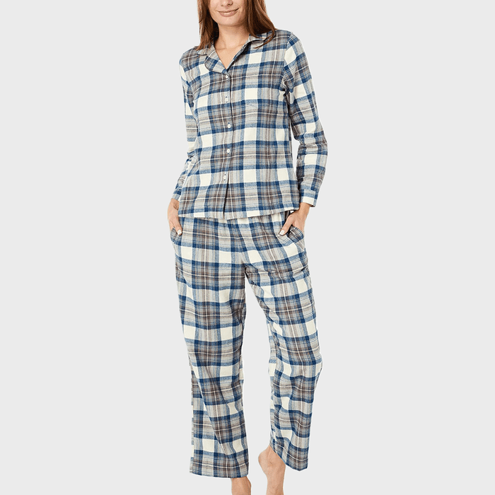 Petite Scotch Plaid Flannel Pajamas Plaid Ecomm Via Zappos.com