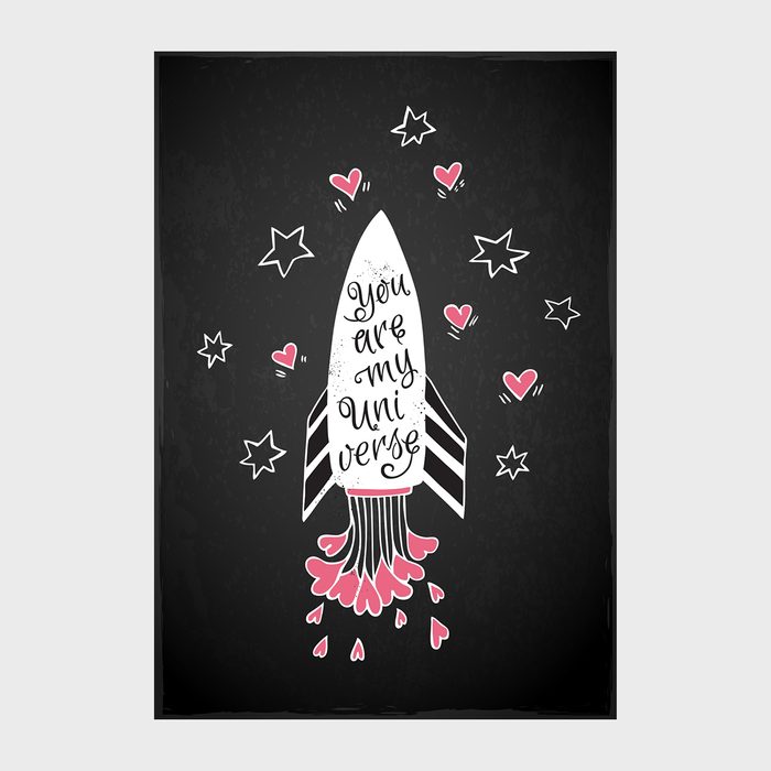 Space For Two Valentine's Day Card