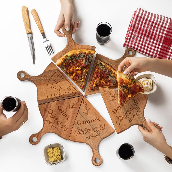 Austero Personalized Pizza Serving Board