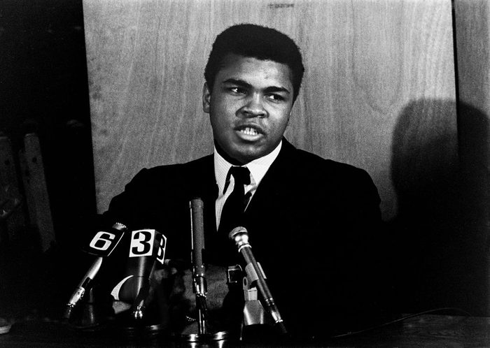 Muhammed Ali speaking in 1968