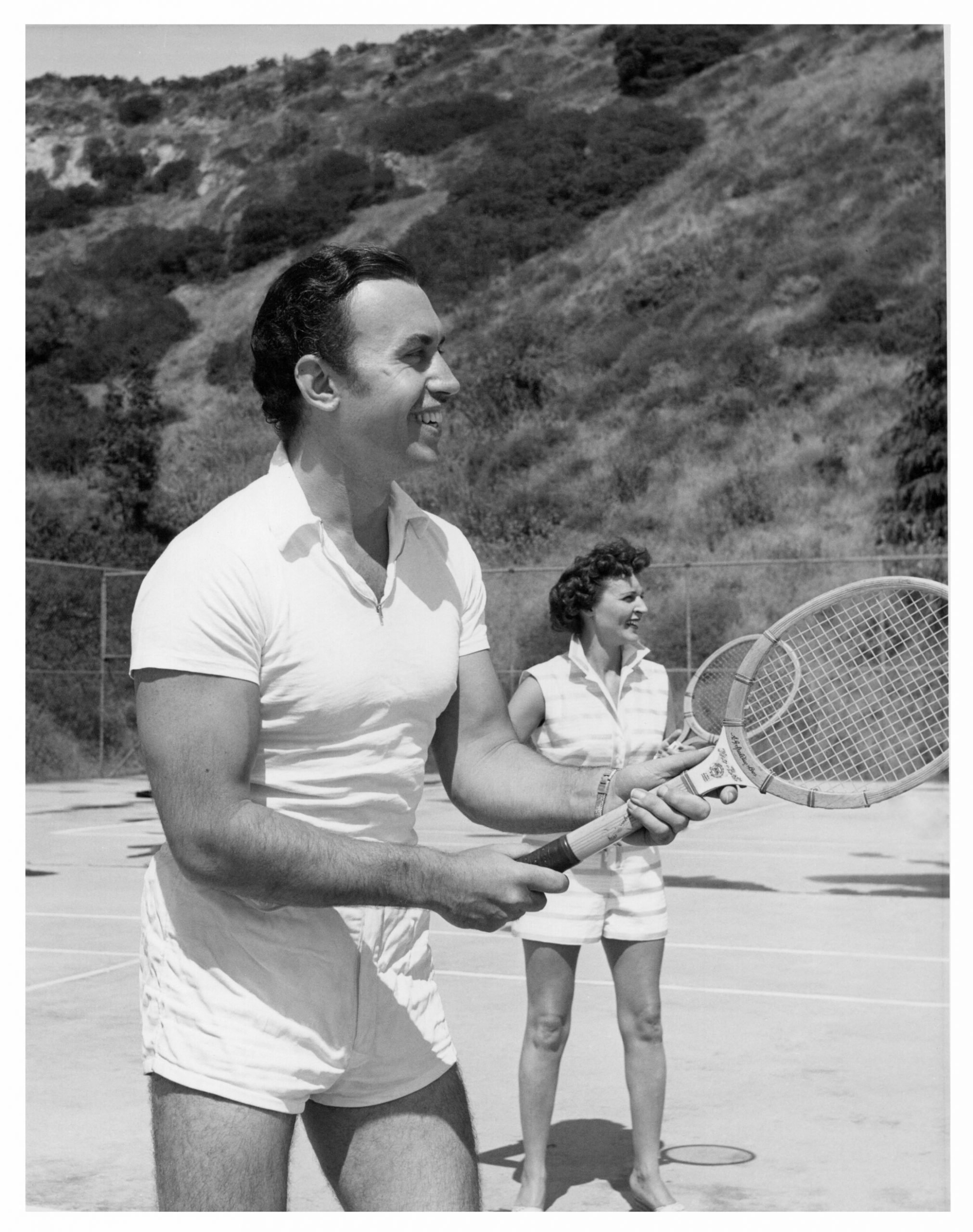 Michael Ansara and Betty White, 1957