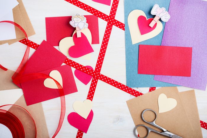craft supplies for valentine crafts