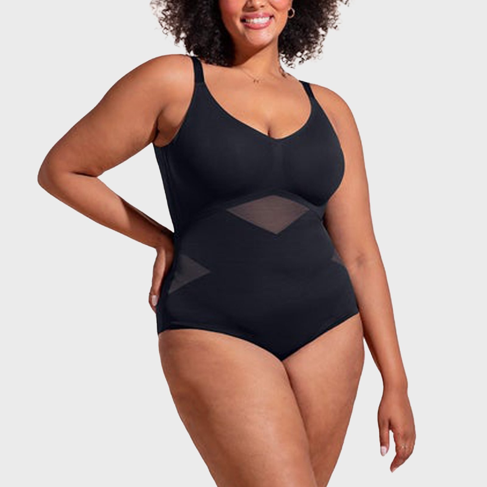 Womens Shapewear Tummy Control Plus Size Booty Lifting Body Shaper One  Piece Solid Camisole Tummy Shapewear Comfort, Black, Small : :  Clothing, Shoes & Accessories