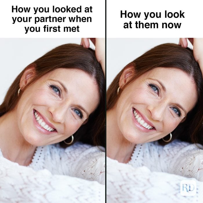 How You Looked At Your Partner When You First Met Vs. How You Look At Them Now 